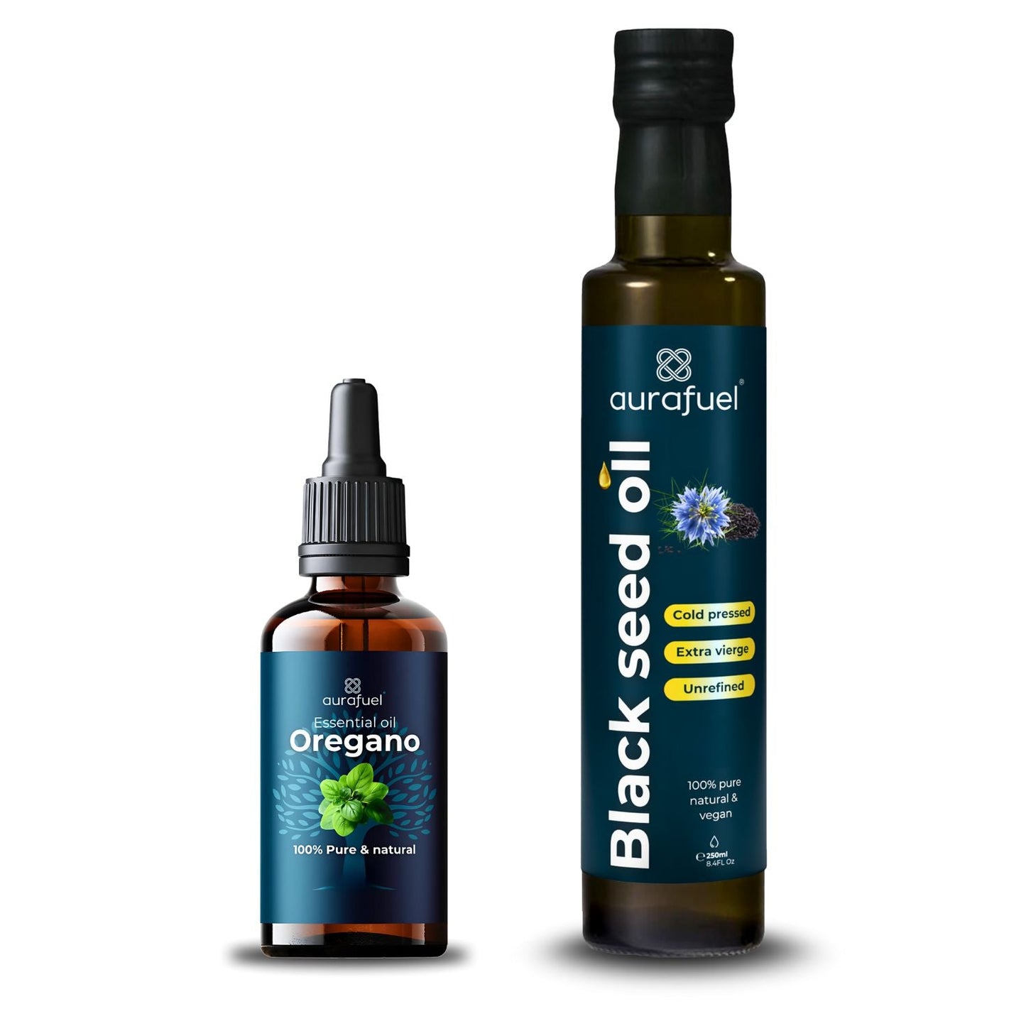 Oregano oil with black seed oil